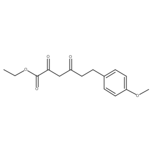 6-(4-Methoxyphenyl)-2,4-dioxohexanoic acid ethyl ester Structure
