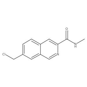 7-(chloromethyl)-N-methylisoquinoline-3-carboxamide Structure