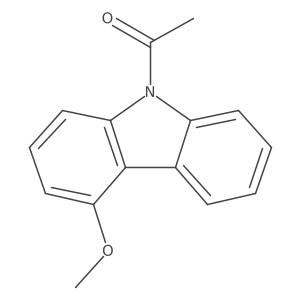 1-(4-Methoxy-9H-carbazol-9-yl)ethan-1-one结构式