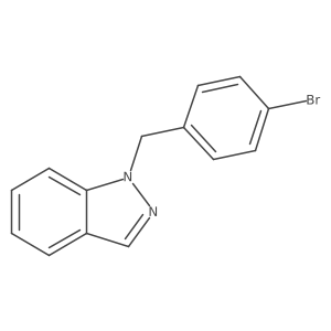 1-(4-bromobenzyl)-1H-indazole结构式