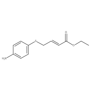 Ethyl 4-[(4-aminophenyl)thio]-2-butenoate Structure