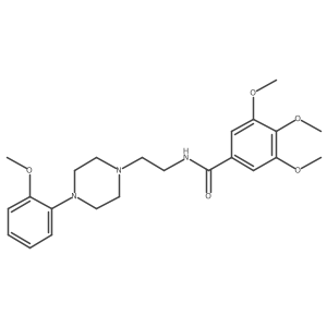 3,4,5-trimethoxy-N-(2-(4-(2-methoxyphenyl)piperazin-1-yl)ethyl)benzamide结构式