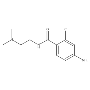 4-amino-2-chloro-N-[2-(dimethylamino)ethyl]benzamide Structure