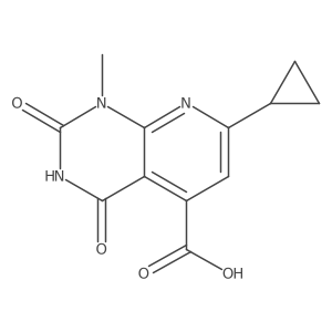 7-cyclopropyl-1-methyl-2,4-dioxo-1H,2H,3H,4H-pyrido[2,3-d]pyrimidine-5-carboxylic acid Structure