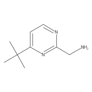 (4-Tert-butylpyrimidin-2-yl)methanamine结构式
