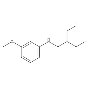 N-(2-ethylbutyl)-3-methoxyaniline结构式