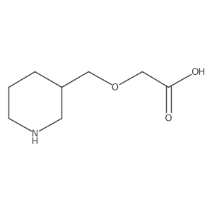 2-(Piperidin-3-ylmethoxy)acetic acid Structure