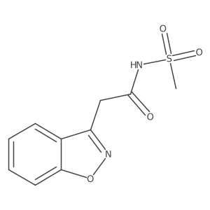 N-(2-Benzo[d]isoxazol-3-yl-acetyl)-methanesulfonamide Structure