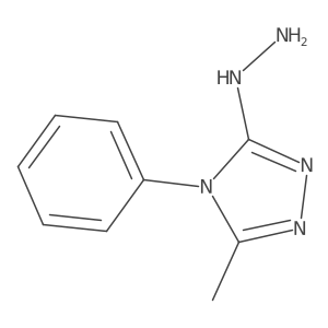 3-hydrazinyl-5-methyl-4-phenyl-4H-1,2,4-triazole Structure
