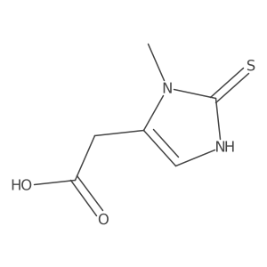 2-(3-methyl-2-thioxo-2,3-dihydro-1H-imidazol-4-yl)acetic acid结构式