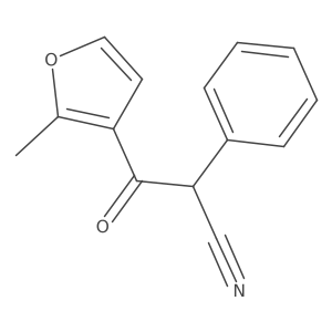 3-(2-Methylfuran-3-yl)-3-oxo-2-phenylpropanenitrile结构式