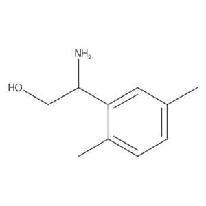 2-Amino-2-(2,5-dimethylphenyl)ethan-1-OL Structure
