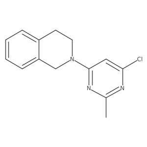 2-(6-chloro-2-methylpyrimidin-4-yl)-3,4-dihydro-1H-isoquinoline Structure