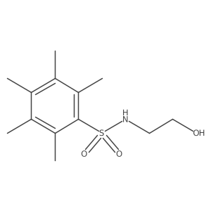 N-(2-hydroxyethyl)-2,3,4,5,6-pentamethylbenzenesulfonamide Structure