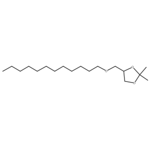 4-[(Dodecyloxy)methyl]-2,2-dimethyl-1,3-dioxolane结构式