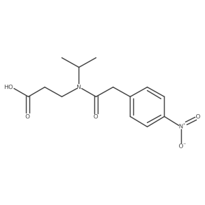 N-(1-Methylethyl)-N-[2-(4-nitrophenyl)acetyl]-I(2)-alanine Structure