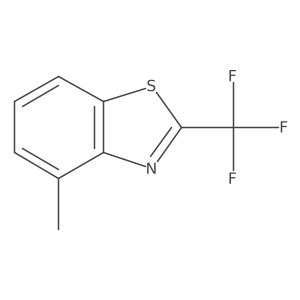4-Methyl-2-(trifluoromethyl)benzo[d]thiazole Structure