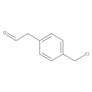 2-[4-(Chloromethyl)phenyl]acetaldehyde Structure