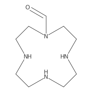 1,4,7,10-Tetraazacyclododecane-1-carboxaldehyde Structure