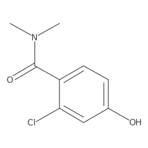 2-Chloro-4-hydroxy-N,N-dimethylbenzamide结构式