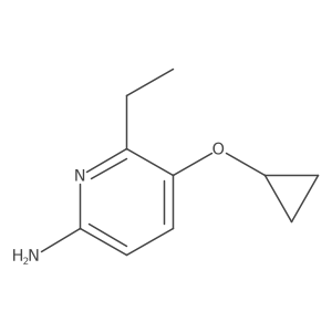 5-Cyclopropoxy-6-ethylpyridin-2-amine结构式