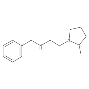 2-Methyl-N-(phenylmethyl)-1-pyrrolidineethanamine结构式