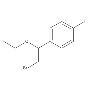 1-(2-Bromo-1-ethoxyethyl)-4-fluorobenzene Structure