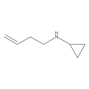 N-(but-3-en-1-yl)cyclopropanamine结构式