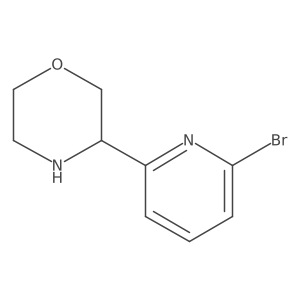 3-(6-Bromopyridin-2-yl)morpholine结构式