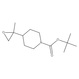 Tert-butyl 4-(2-methyloxiran-2-yl)piperidine-1-carboxylate Structure