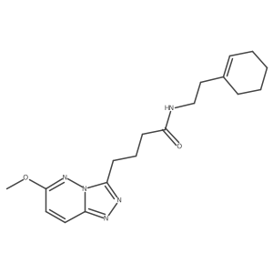 N-(2-(cyclohex-1-en-1-yl)ethyl)-4-(6-methoxy-[1,2,4]triazolo[4,3-b]pyridazin-3-yl)butanamide Structure