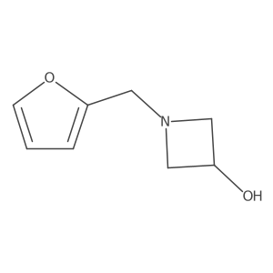 1-(Furan-2-ylmethyl)azetidin-3-ol结构式