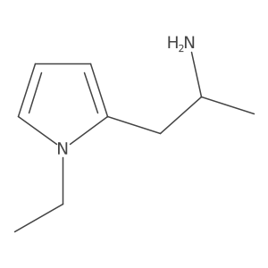 1-(1-ethyl-1H-pyrrol-2-yl)propan-2-amine结构式