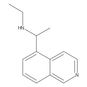 n-Ethyl-1-(isoquinolin-5-yl)ethan-1-amine结构式