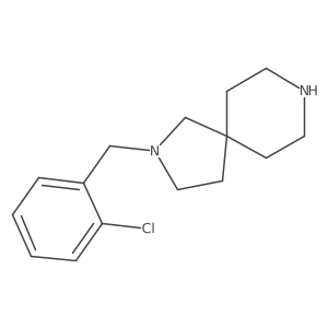 2-(2-Chlorobenzyl)-2,8-diazaspiro[4.5]decane Structure