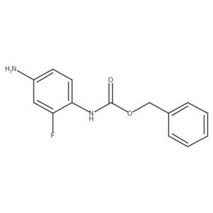 Benzyl 4-amino-2-fluorophenylcarbamate结构式