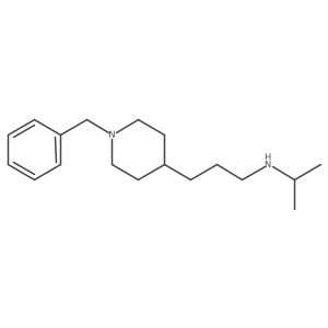 3-(1-benzylpiperidin-4-yl)-N-isopropylpropan-1-amine结构式