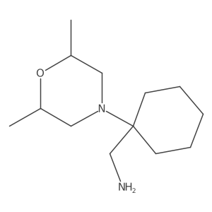 rel-1-[(2R,6S)-2,6-Dimethyl-4-morpholinyl]cyclohexanemethanamine Structure
