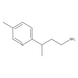 3-(5-Methylpyridin-2-yl)butan-1-amine Structure