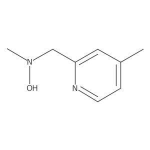 N-methyl-N-[(4-methylpyridin-2-yl)methyl]hydroxylamine结构式