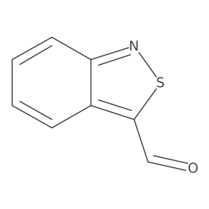 2,1-Benzothiazole-3-carbaldehyde结构式