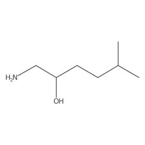 1-Amino-5-methylhexan-2-ol Structure