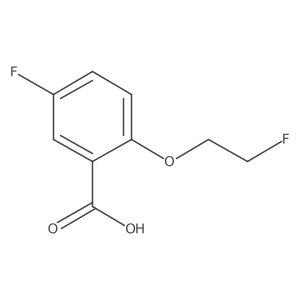 5-Fluoro-2-(2-fluoroethoxy)benzoic acid结构式