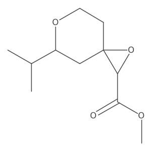 Methyl 5-(propan-2-YL)-1,6-dioxaspiro[2.5]octane-2-carboxylate结构式