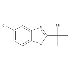 2-(5-Chloro-1,3-benzoxazol-2-yl)propan-2-amine结构式