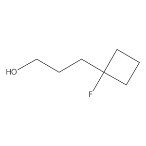 3-(1-Fluorocyclobutyl)propan-1-ol Structure