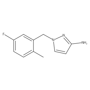 1-[(5-fluoro-2-methylphenyl)methyl]-1H-pyrazol-3-amine Structure