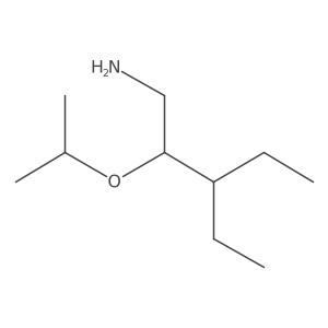 3-Ethyl-2-(propan-2-yloxy)pentan-1-amine Structure