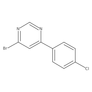 4-Bromo-6-(4-chlorophenyl)pyrimidine Structure