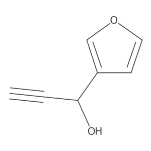 1-(3-Furyl)-1-hydroxy-2-propyne Structure